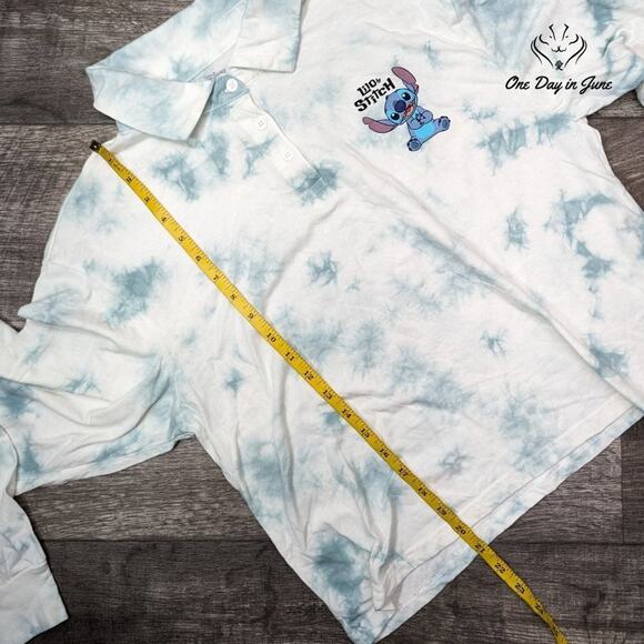 Disney Collared Long Sleeve Tee Shirt Size XL - Picture 4 of 5